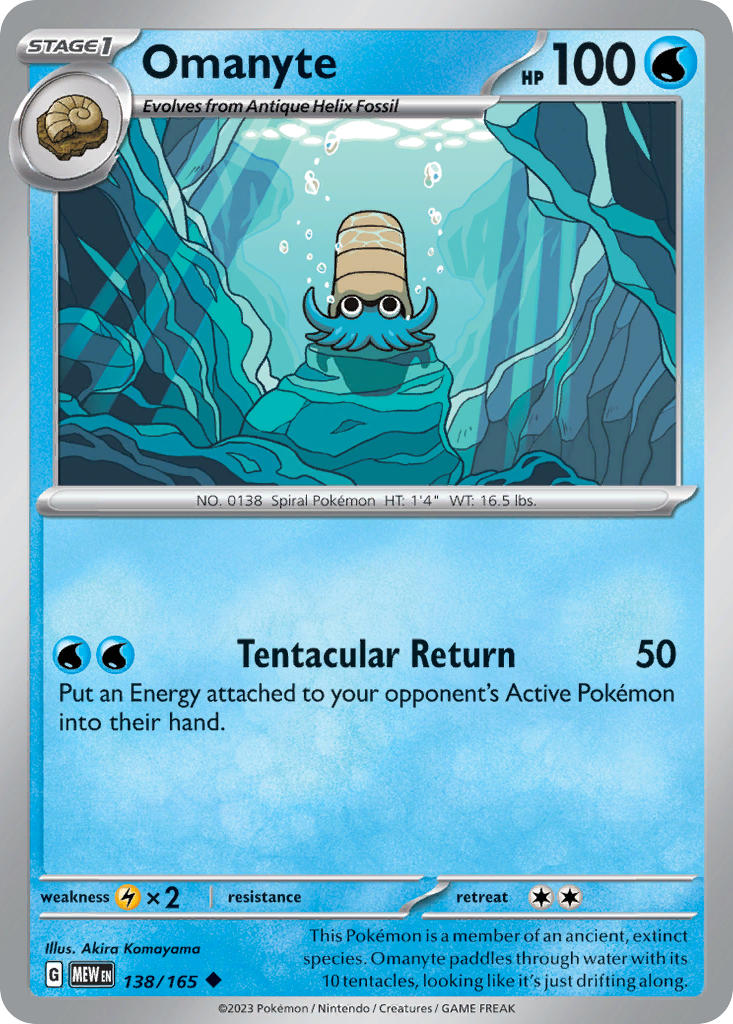138 Omanyte (MEW)