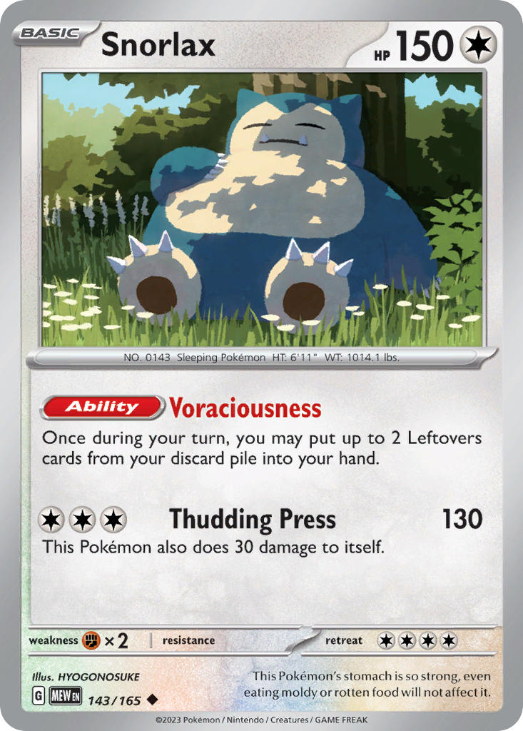 143 Snorlax (MEW)