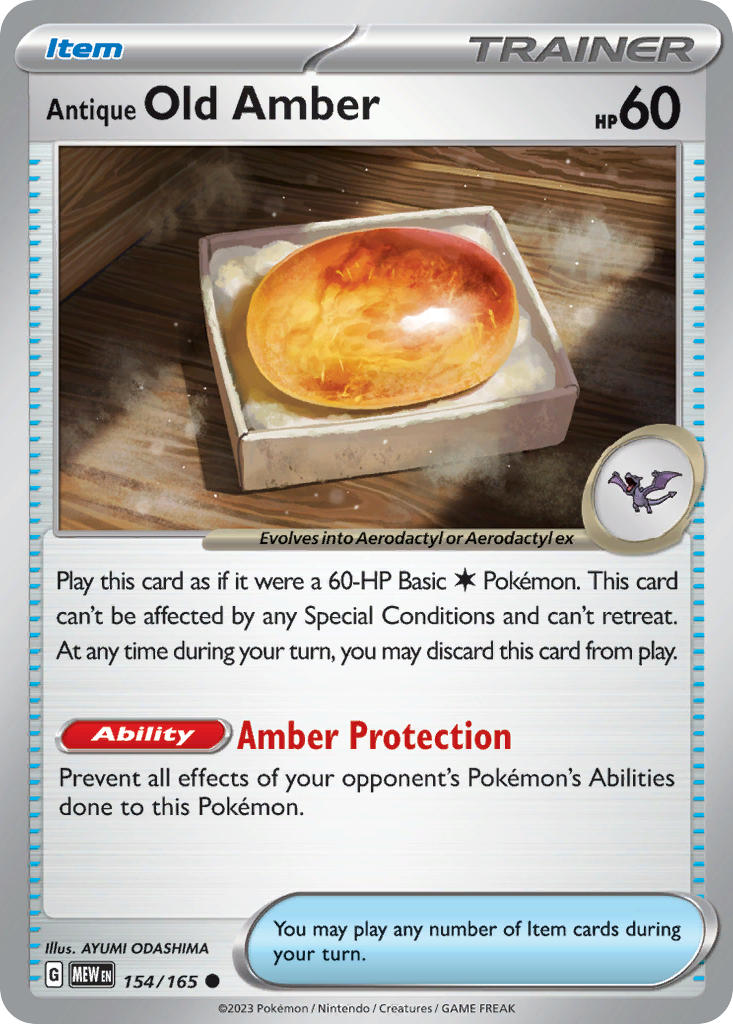154 Antique Old Amber (MEW)