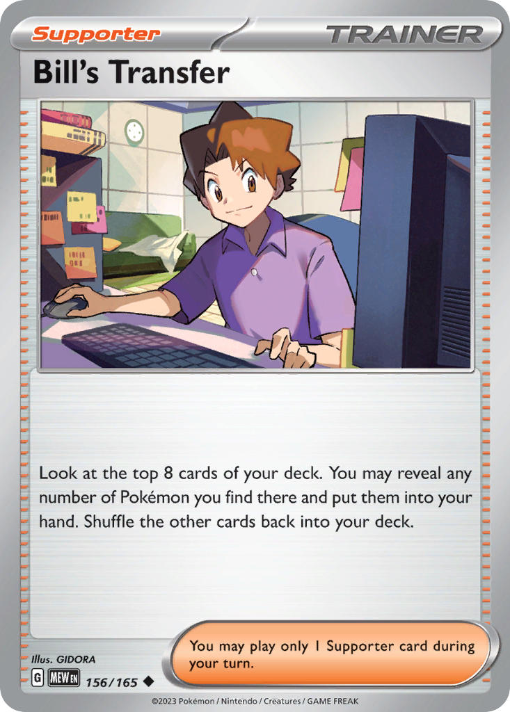 156 Bill’s Transfer (MEW)