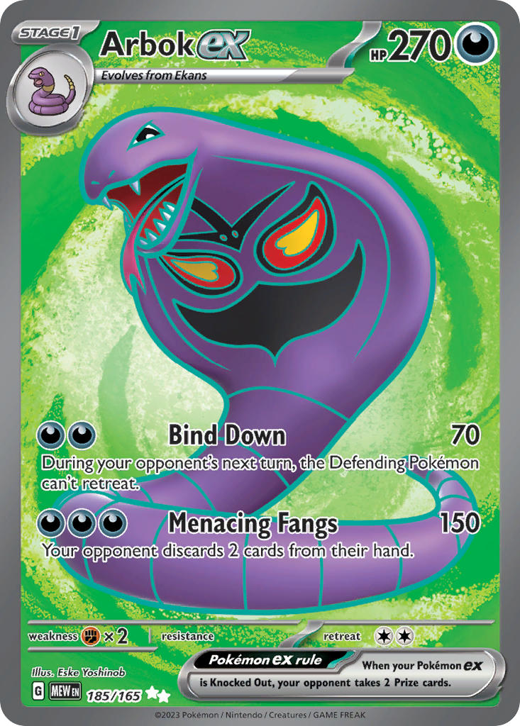 185 Arbok ex (MEW)