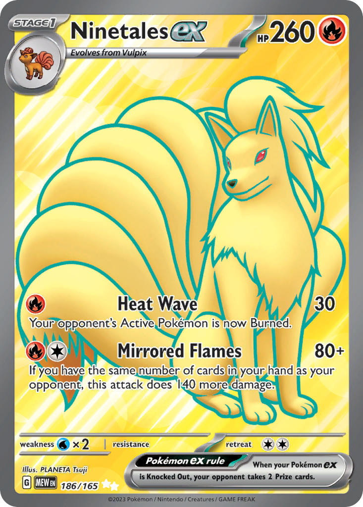 186 Ninetales ex (MEW)