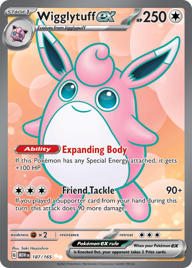 187 Wigglytuff ex (MEW)