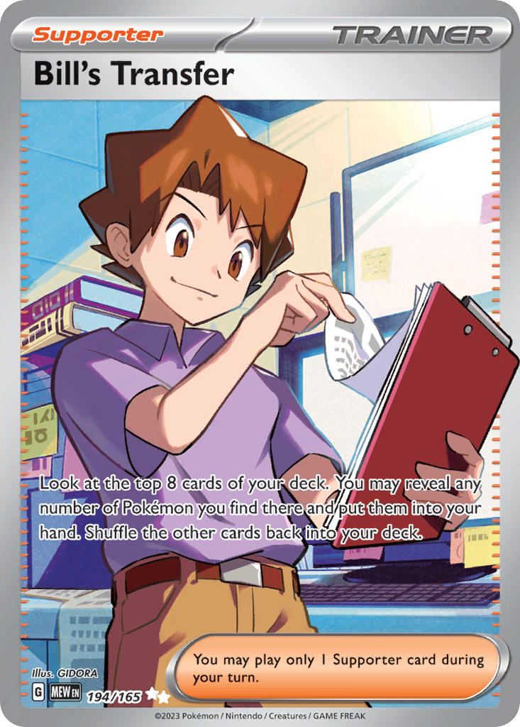 194 Bill’s Transfer (MEW)