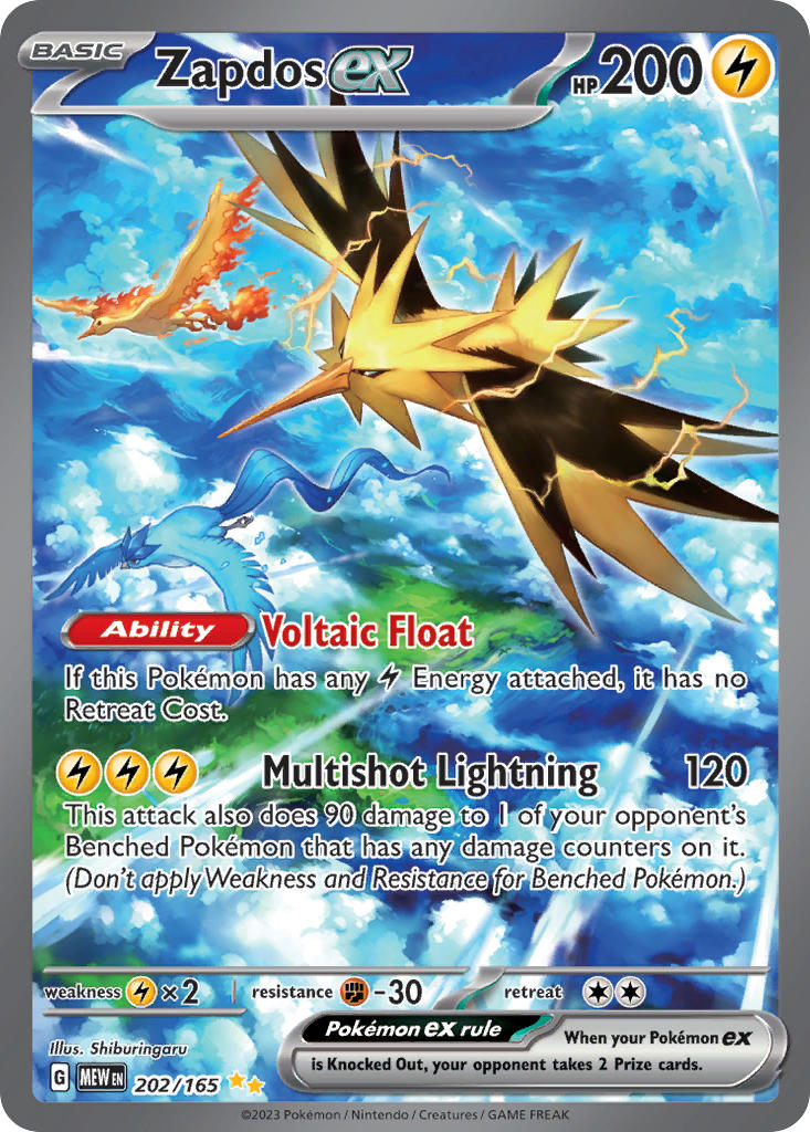 202 Zapdos ex (MEW)