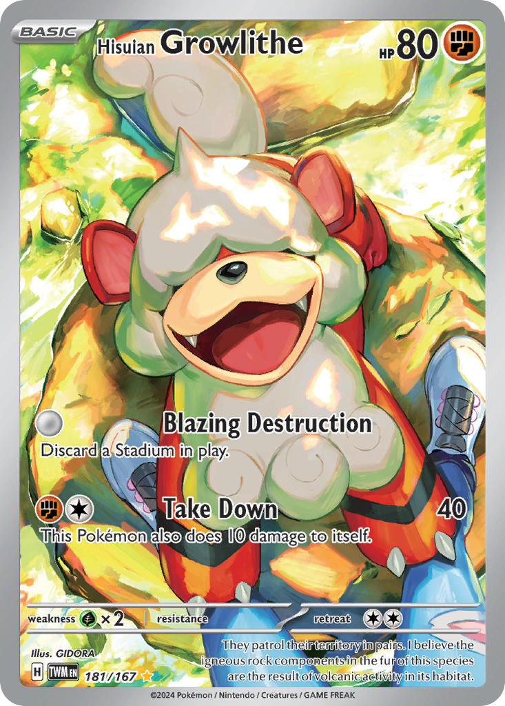 181 Hisuian Growlithe