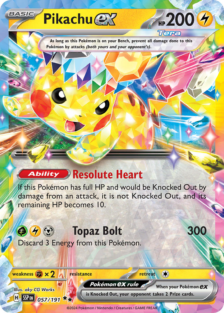 057 Pikachu ex (SSP)