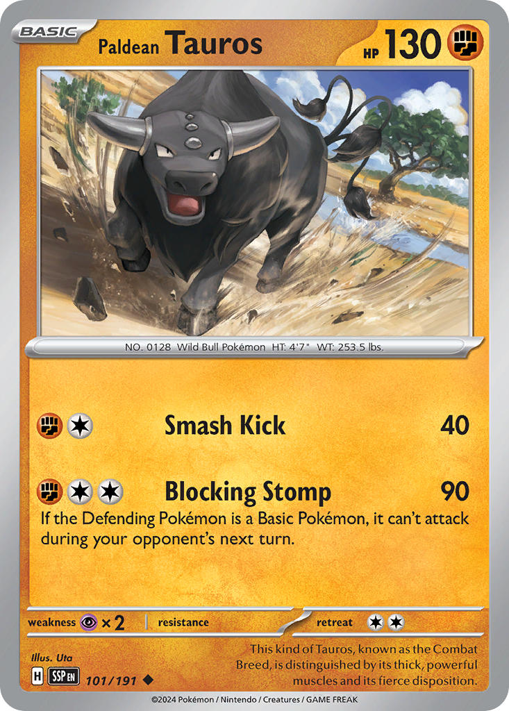 101 Paldean Tauros (SSP)