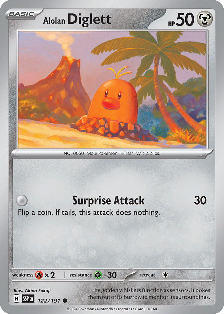 122 Alolan Diglett (SSP)