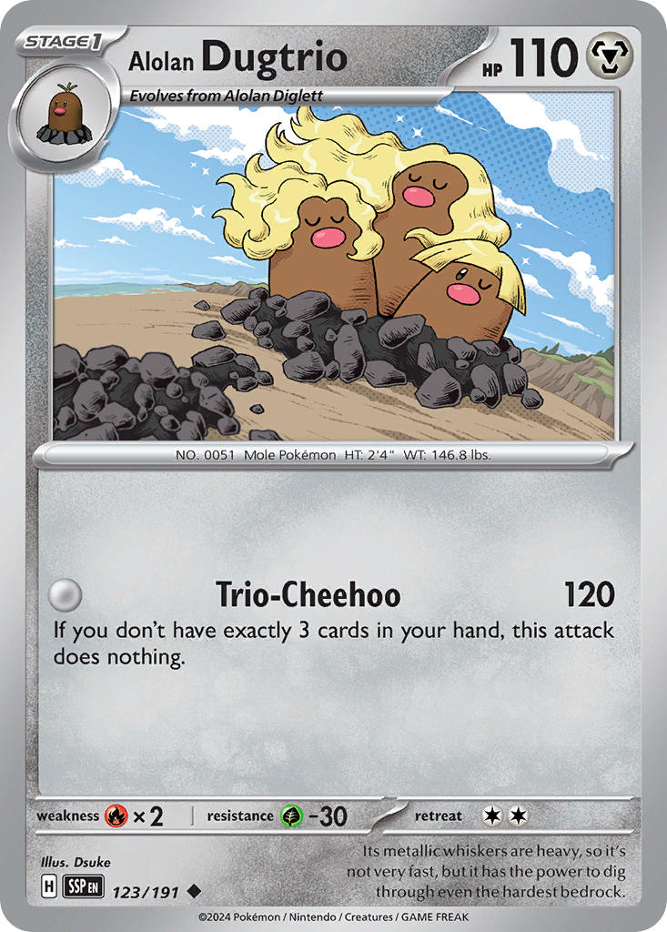 123 Alolan Dugtrio (SSP)