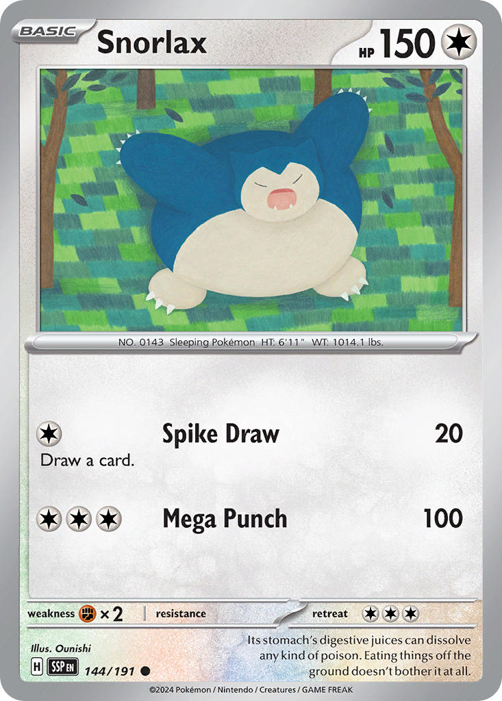 144 Snorlax (SSP)