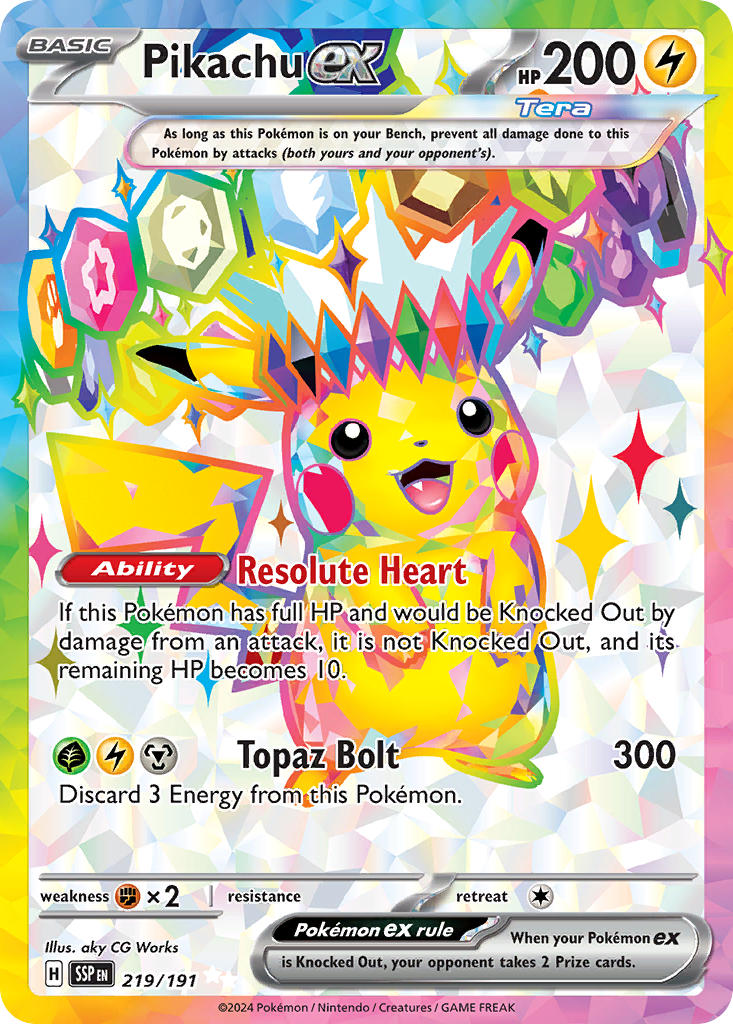 219 Pikachu ex