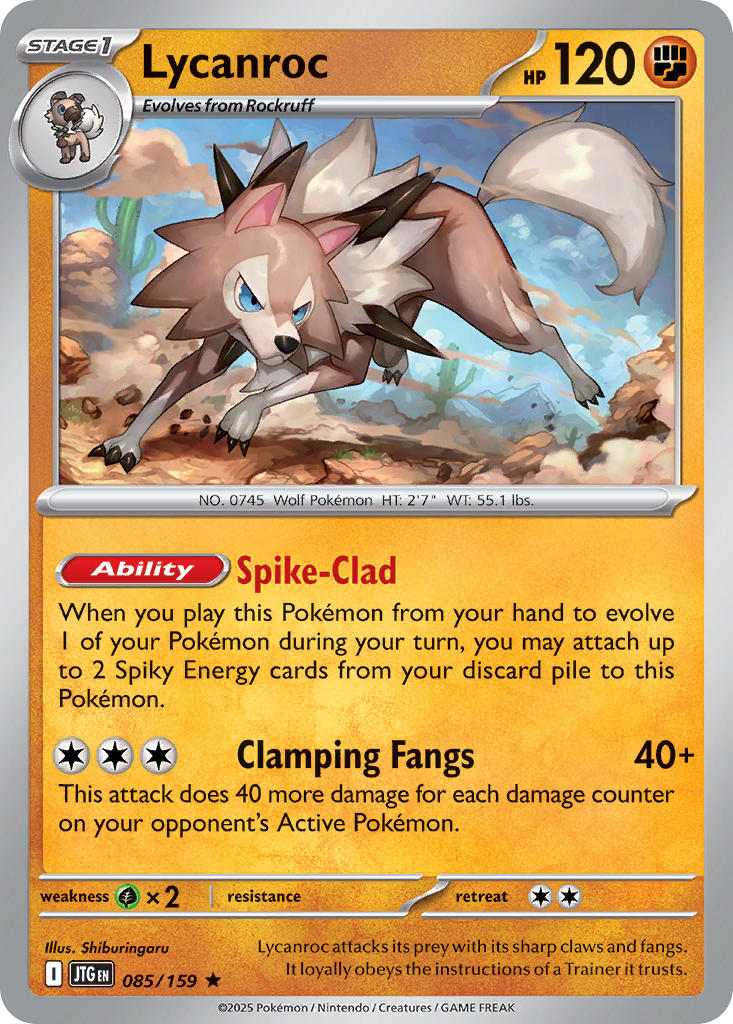 085 Lycanroc (JTG)