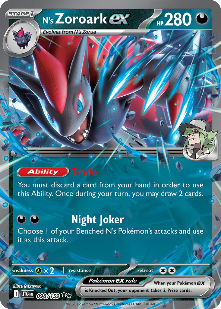 098 N’s Zoroark ex (JTG)
