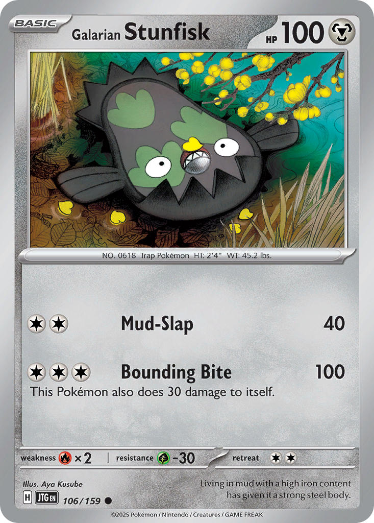 106 Galarian Stunfisk (JTG)