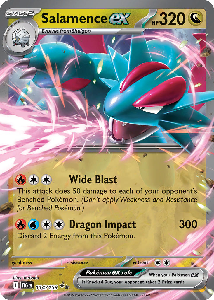 114 Salamence ex (JTG)