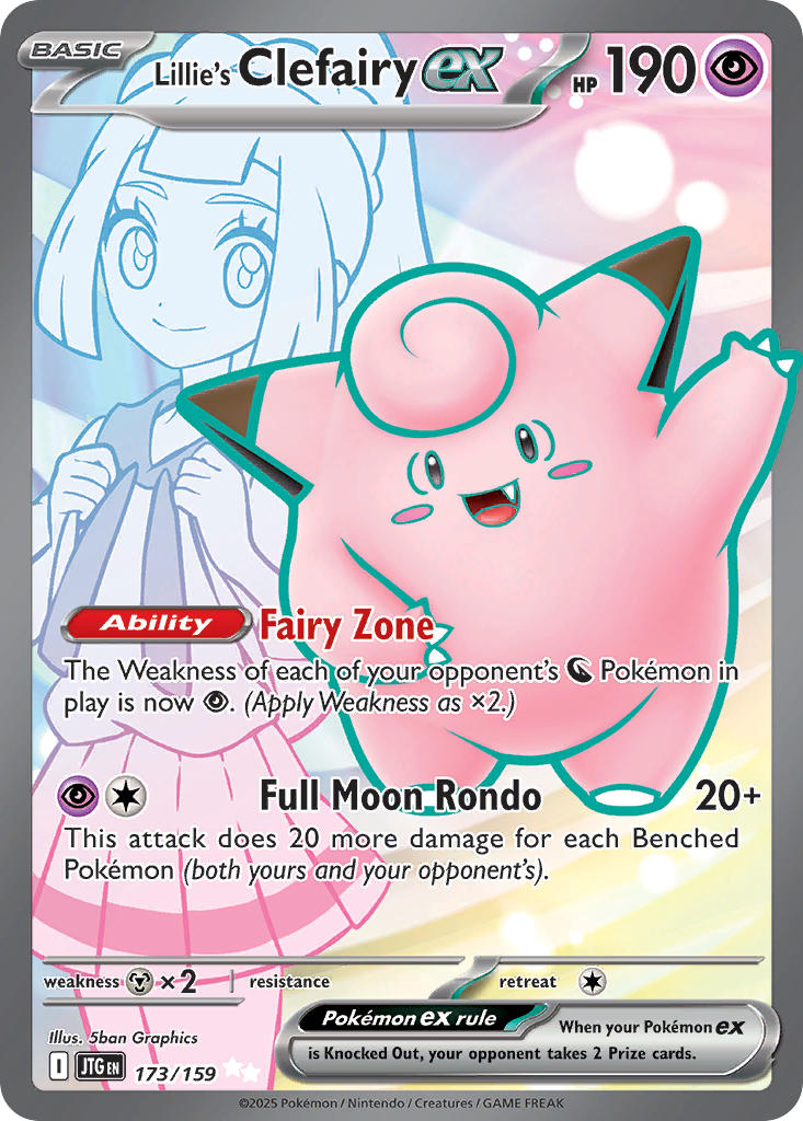 173 Lillie’s Clefairy ex (JTG)