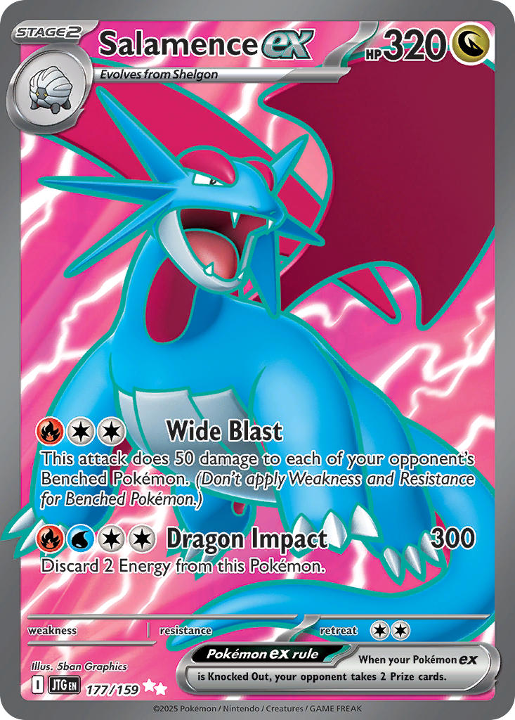 177 Salamence ex (JTG)