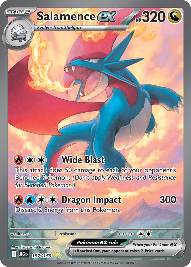 187 Salamence ex (JTG)
