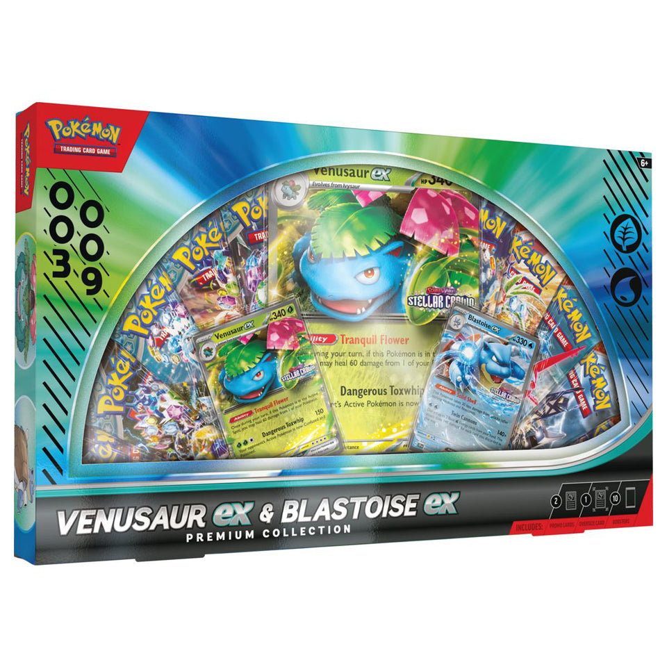 Venusaur ex & Blastoise ex Premium Collection